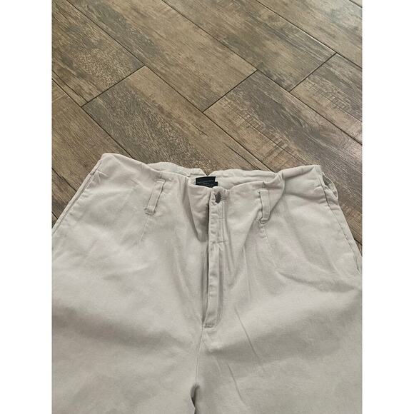 J. Peterman Company Women's White High Rise Wide Leg Pants Size 12 - Picture 3 of 6